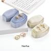 Jewelry Box Velvet Ring Organizer For Engagement And Wedding Gifts