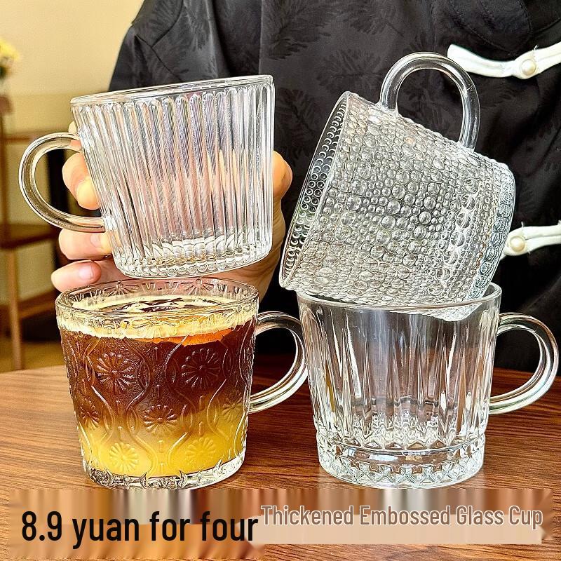 

Zhaoran INS Style Glass Mug with Handle