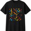 Skis Neon Retro Mens Womens T-Shirt Vintage Christmas Unisex Novelty Gift Tee
