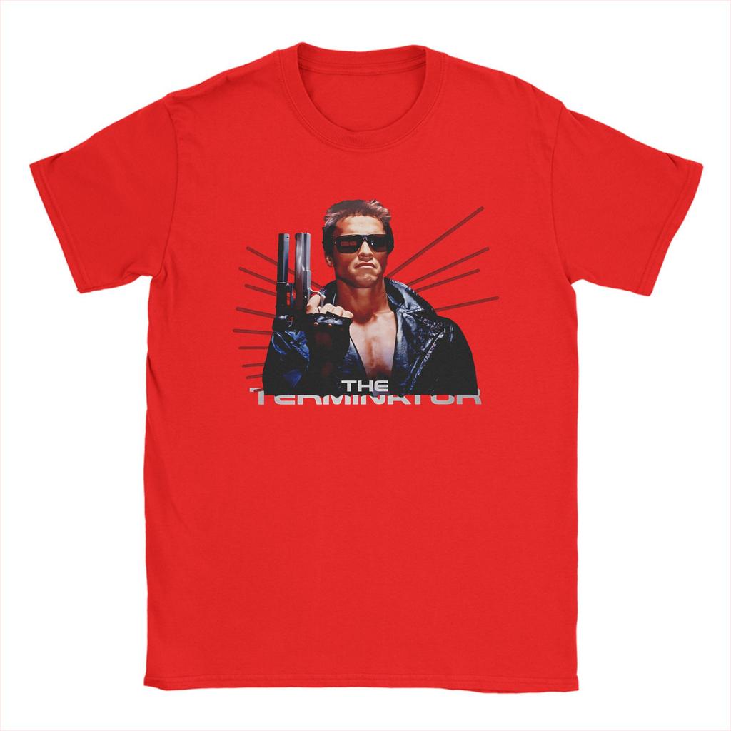 Movie Terminators Cotton T-Shirt For Men Summer Aesthetic T-Shirts Crew Neck Harajuku Tee Shirt Oversized Design Tops