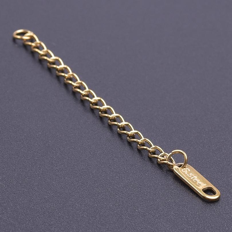 Silver/Gold Color Stainless Steel Extender/Extention/Tail Chains For Jewelry Making Bracelets Necklaces Anklets DIY Accessories