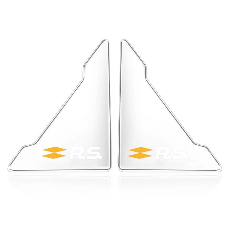 2 Piece Car Door Anti-collision Corner Protectors Stickers For Renault RS Megane 2 3 4 Trafic Scenic 2 Clio Captur Twingo QM6 Z666