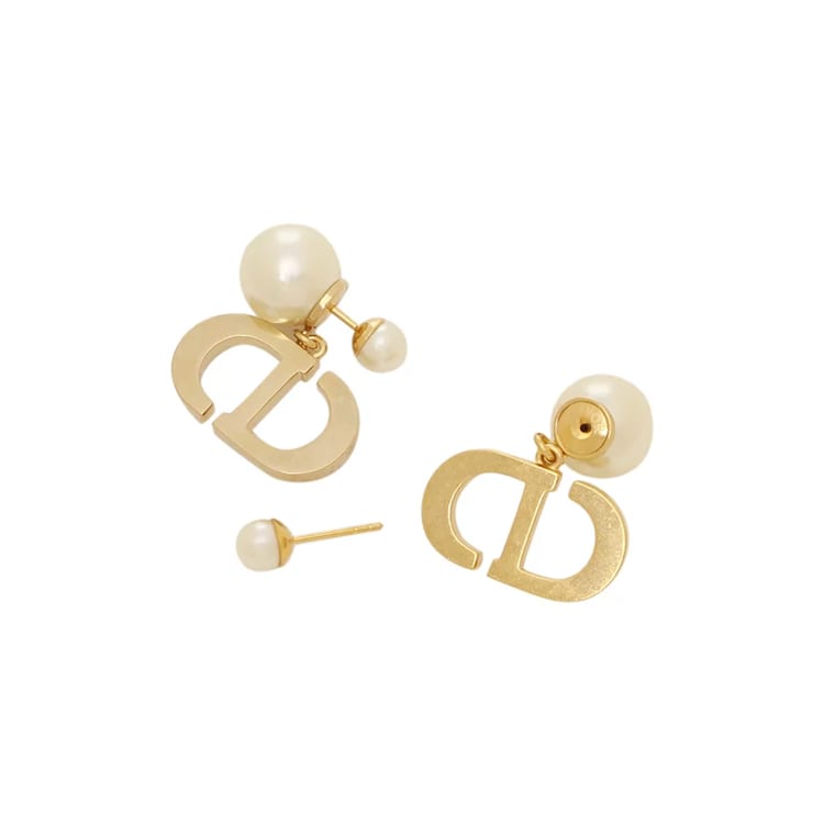 Dior Earrings Women's Gold E1654TRIR-S301