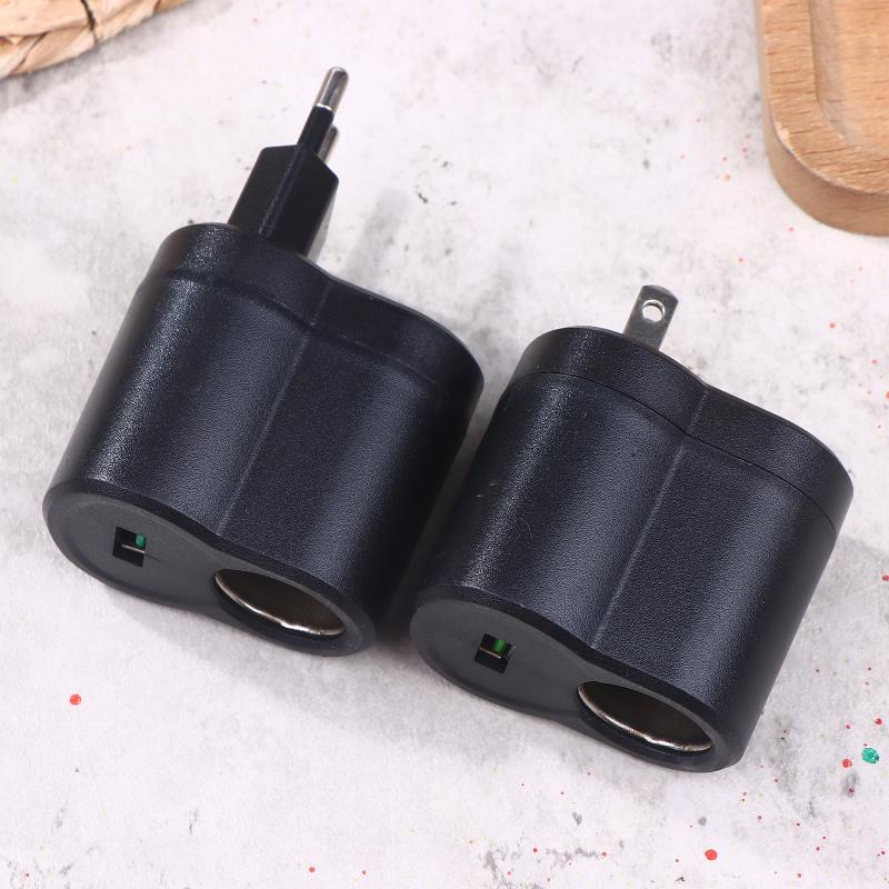 1 Pcs Car Charger Ac 220V To Dc 12V Auto Accessories Converter Car Cigarette Lighter Adapter Eu Us Plug