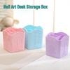 Macaron Colored Nail Art Pen Holder: Durable Desktop Storage with Divided Compartments for Gel Polish, Painting, and Tools.