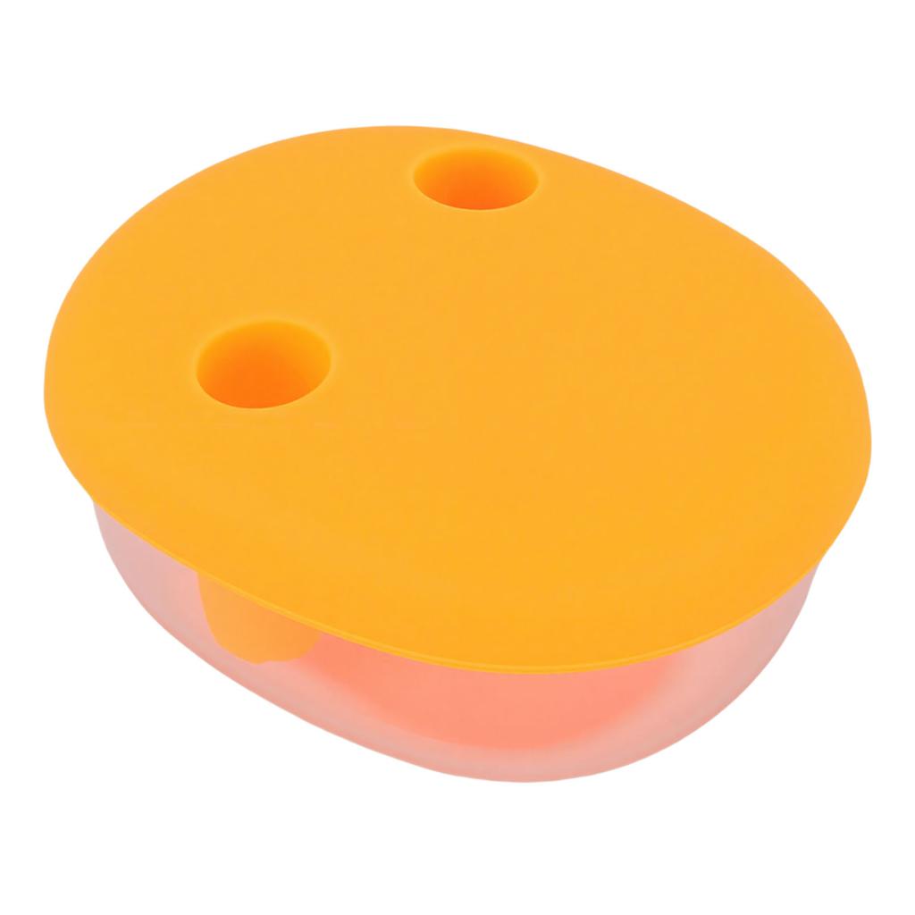 2-i-1 kladdfri snacksbehållare med fingertoppsskydd Läckagesäker Bärbar Återanvändbar Snackslåda för Resor