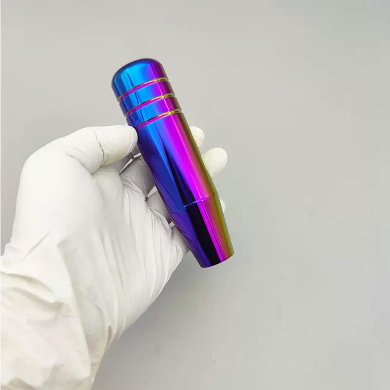 Universal Auto 13cm Length Manual Transmission Gear Aluminum Gear Shift Knob Racing Car Shift Gear Knob With 3 Adapters