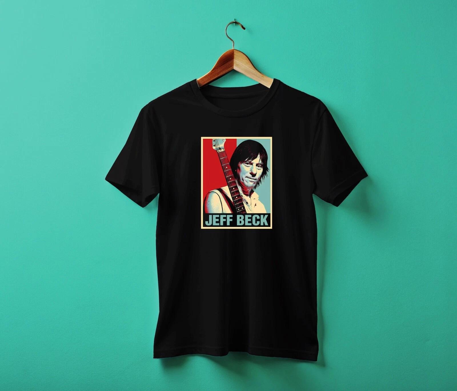 Men s and Women s T-shirts Jeff Beck Custom t-shirt BLACK XS