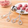 New S/L Code Kitchen Convenient Stainless Steel Meatball Clip DIY Fishball Rice Ball Making Mold Handheld Meatball Machine Cooking Tool