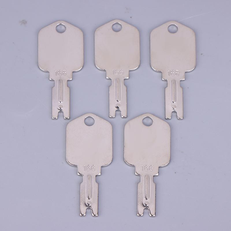 1/3/5Pcs For 166 186304 Forklift Key Heavy Duty Equipment Keys For Excavator Dozer Loader Backhoe Starter A214062 5133504