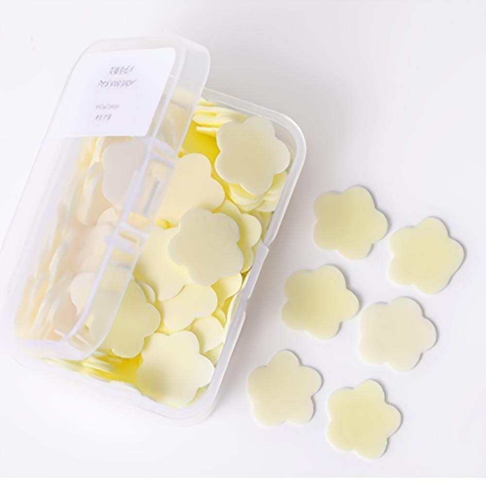 Portable Handwashing Soap Leaves for Travel Kids Students Biodegradable Mini Floral Soap Sheets In Box