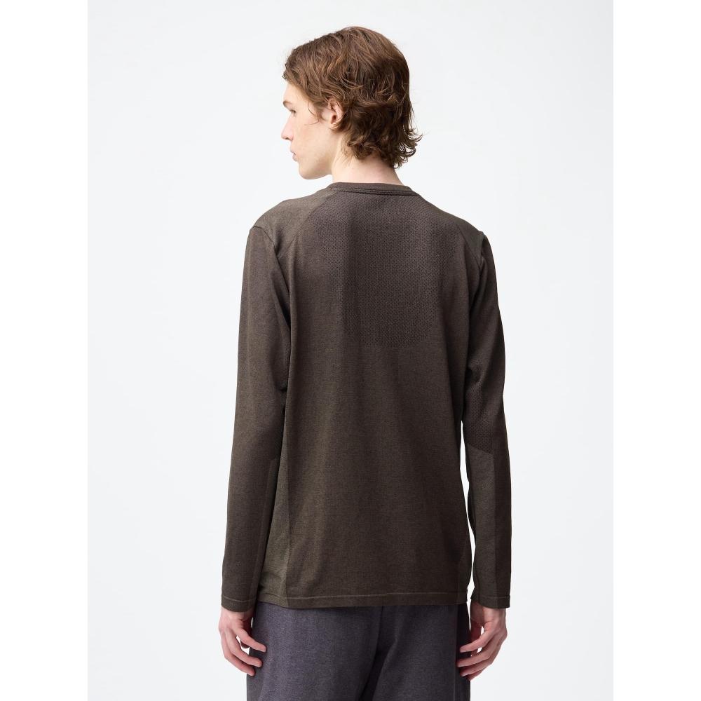 Gu By Uniqlo Side Seamless Crew Neck T Long Sleeve  Ga