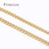 18K Gold Plated Brass Metal Leaf Chains For Earrings Necklace Accessories High Quality Jewelry Chains DIY Jewelry Findings