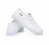 Women's White Lace-up Canvas Shoes - Soft, Breathable, Casual All-Match Sneakers for Spring and Autumn