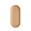 Japanese Tableware Wooden Plate Beech Oval Tray Mini Solid Wood Small Plate Children's WholeWooden Plate Wood Plates 18cm