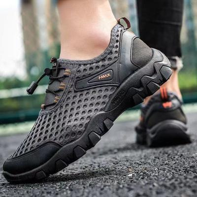 Summer Mesh Breathable Hiking Shoes for Men New Fashion Outdoor Trekking Sneakers Climbing Shoe Lightweight Casual Running Shoes