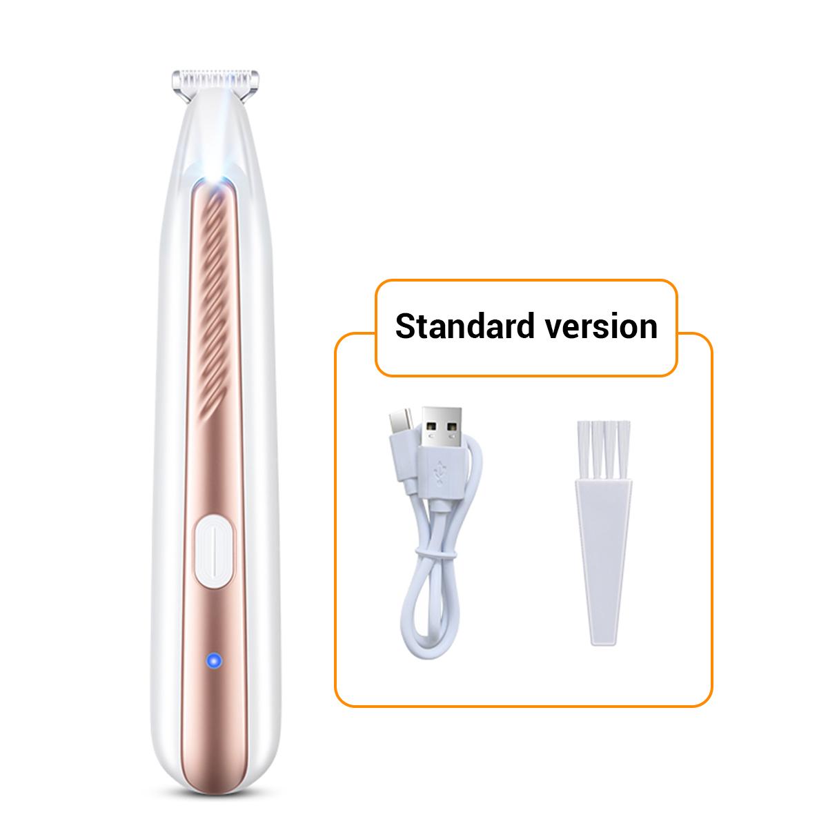 New LED lighting pet paw hair trimmer cat and dog ear/eye area/privacy hair electric trimmer pet paw trimmer pet beauty trimmer