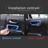 4pcs Dark Blue Door Inner Handle Bowl Cover trim For Toyota Tacoma 2016-
