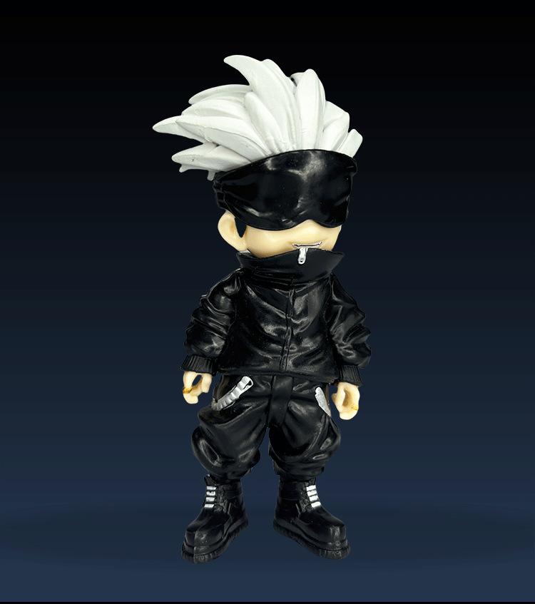 Anime Q-version Jujutsu Kaisen Gojo Satoru Itadori Yuji PVC Action Figure Toys Kids Gifts Collectible Model 13cm