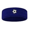 Soccer Printed High Elasticity Sweatband Polyester Polyester Knit Headband  Running