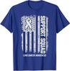 Lung Cancer Support Squad Lung Cancer Awareness Unisex T-Shirt
