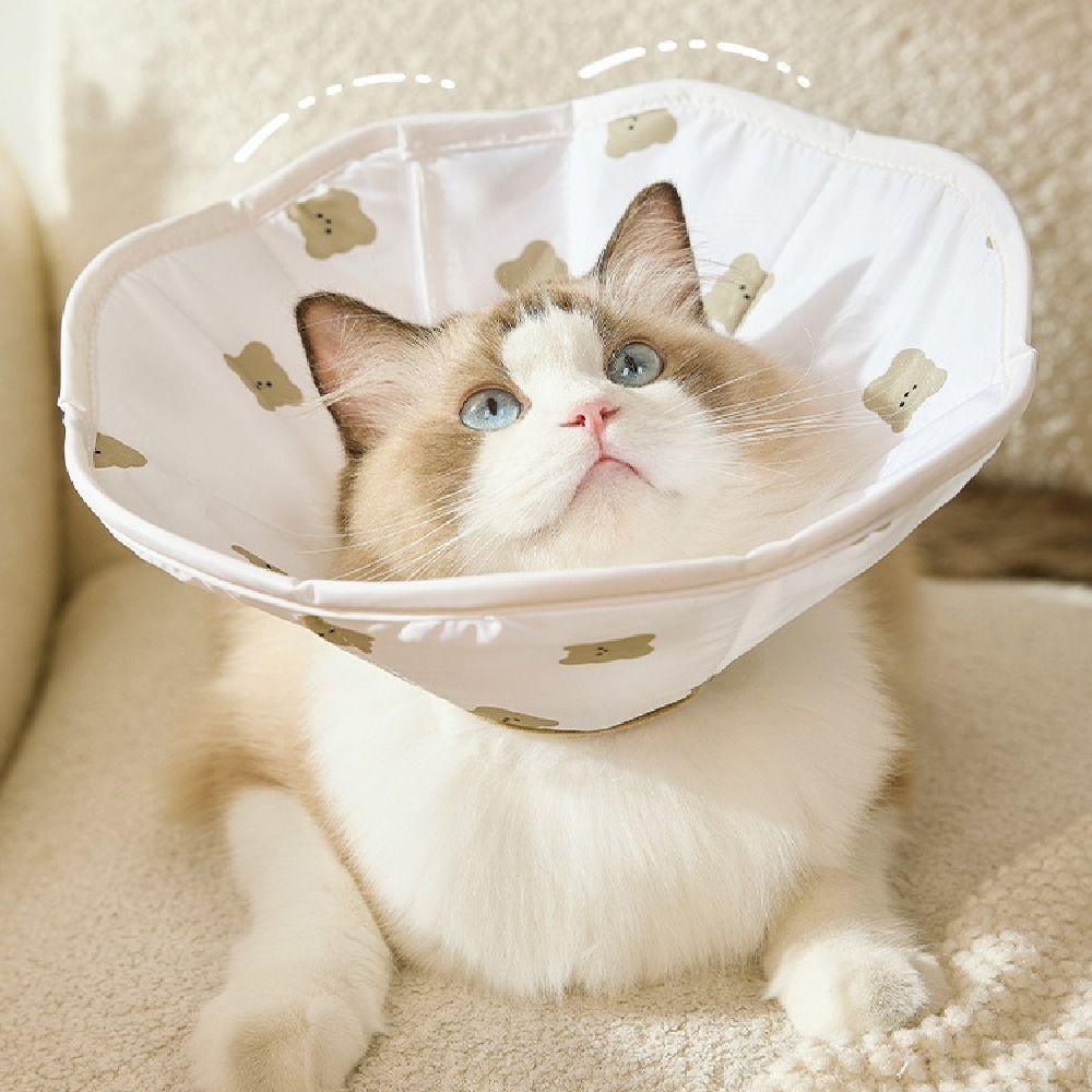 Soft Pet Elizabeth Circle Cartoon Cat Dog Grooming Cover Pet Protective Cover  Sterilization Care