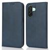 For Samsung Galaxy A26 5G Case PU Leather Calf Textured Magnetic Closing Smart Phone Cover