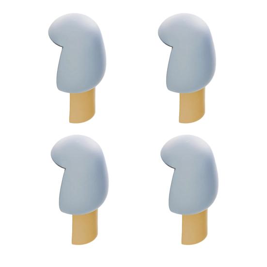 

4/8 шт. Мультяшне Дерево Захисний Куточок для Меблів Захист від Зіткнень Безпечний для Дітей Самоклеючий Захисний Куточок-Бампер для Столу/Парти з Гострими Кутами 4pcs синій