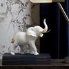 1pairs Creative Modern Elephant Statue Decoration Resin Animal Statue Sculpture Living Room Dining Table Decoration Craft