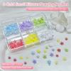 6 Grid/Box 3D Resin Macaron Colored Petal Nail Art Decoration Cute Mini Flower Nail Charms Accessories Supplies For Manicure Diy