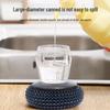 Press-Type Steel Wool Dishwashing Brush with Automatic Liquid Dispensing