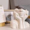 Nordische Keramik Simulation Menschlicher Körper Kunst Vase Skulptur Ornamente Wohnzimmer TV-Schrank Handwerk Heimdekor