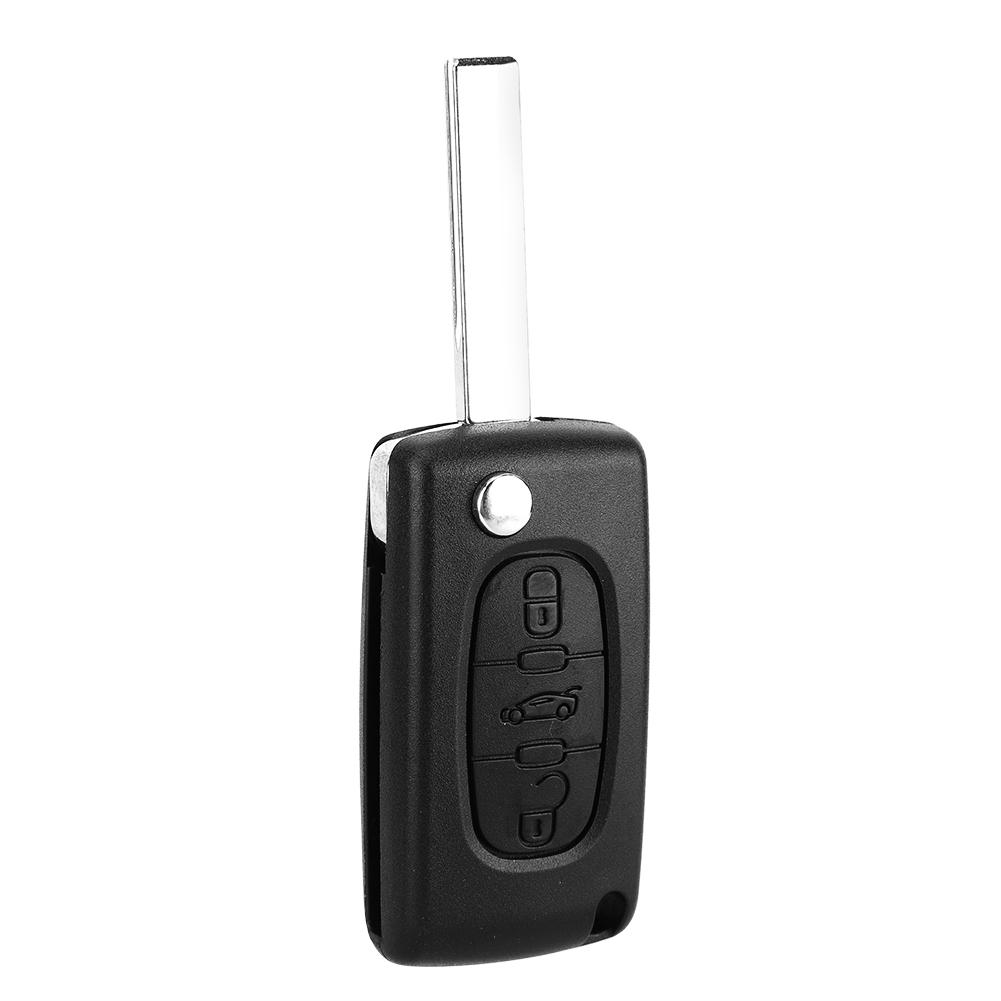 3 Button PCF7941 Chip 434MHz Car Keyless Entry Remote Control Key Fob Fit for Peugeot Citroen