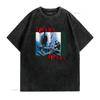 s Vintage Tears For Music Band Print Streetwear Casual T Shirt vintage Washed Breathable Stylish streetwear Slightly homme