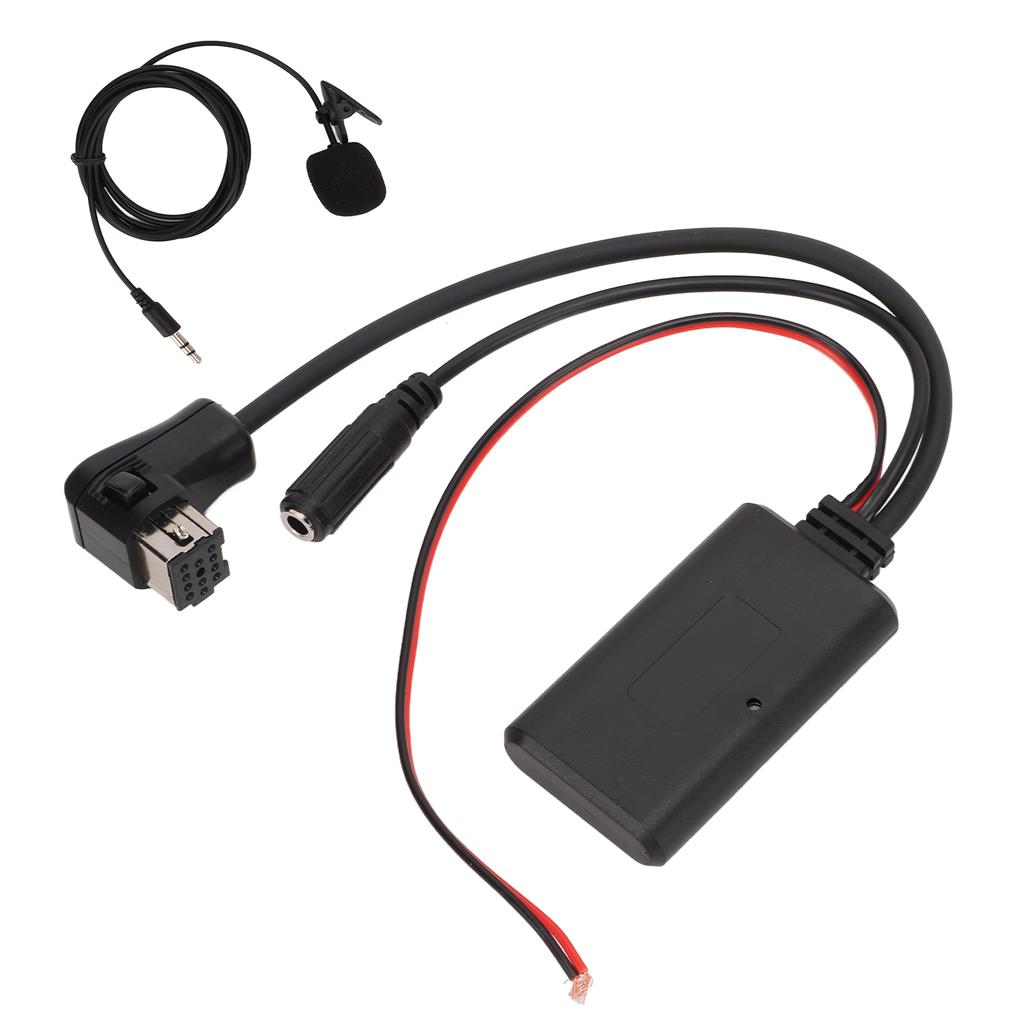 Bluetooth Audio Cable Stereo AUX Input Adapter with Microphone Replacement for Pionner P99 P01