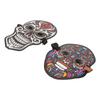 LED Face Cover Voice Control Adjustable Size Light Up Face Cover for Halloween Party Cosplay 2pcs