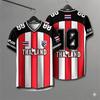 Elephant Thailand Jersey Men Football Shirt V-neck Short Sleeve Sportswear Fan Kit Custom Print Retro Striped Floral Uniform Top