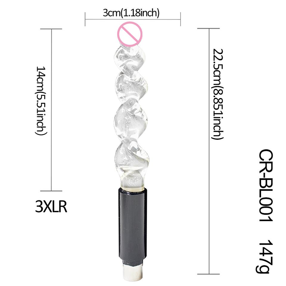 DTSUDU 3XLR Sexmaschine Zubehör Verlängerungsstange Tube Sexmaschine 3XLR Zubehör Realistische Männliche Masturbationsbecher