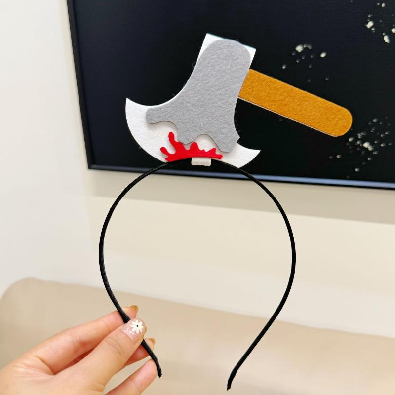 Knife Modeling Headpiece Headband Halloween Headband Cosplay Prop Double Nonwoven Fabric Personalized Accessory Headwear