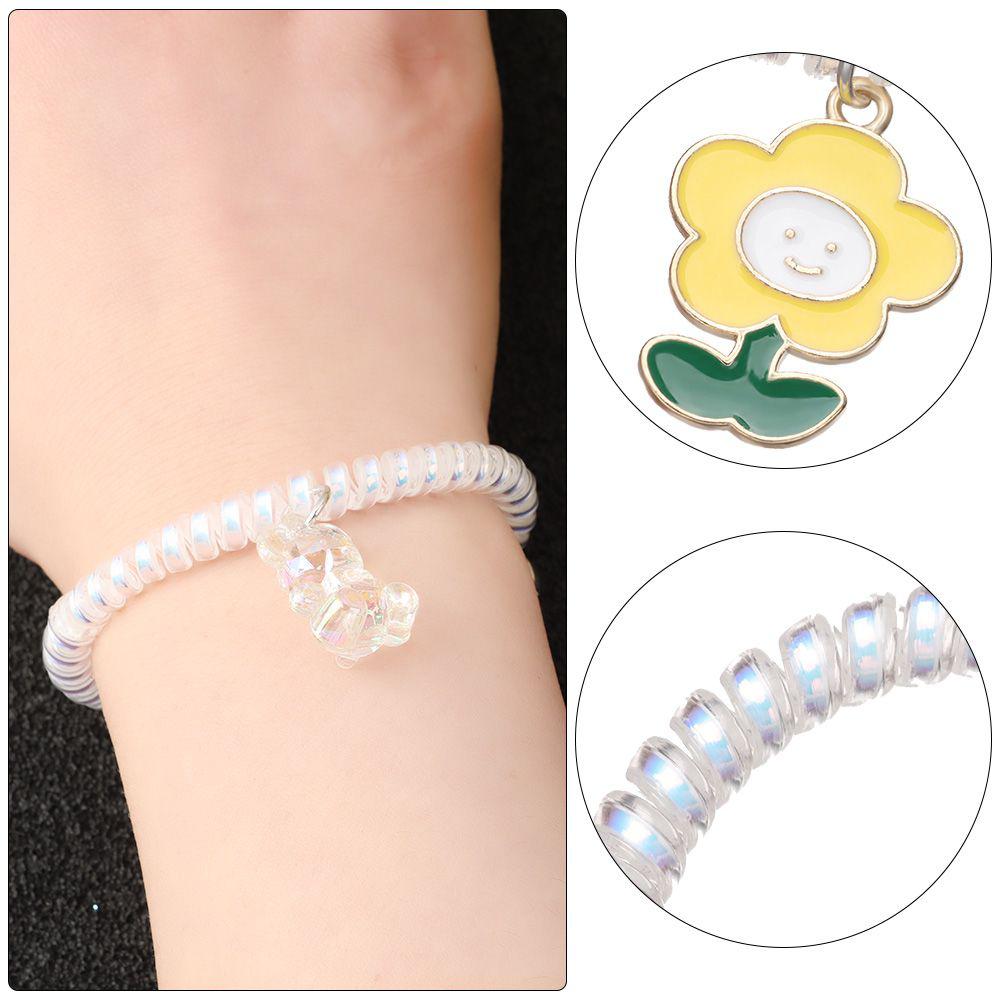 

Magnetic Bracelets Rubber Band Bracelets Magnetic Distance Bracelet Kit Cartoon Pendant Bracelets 3