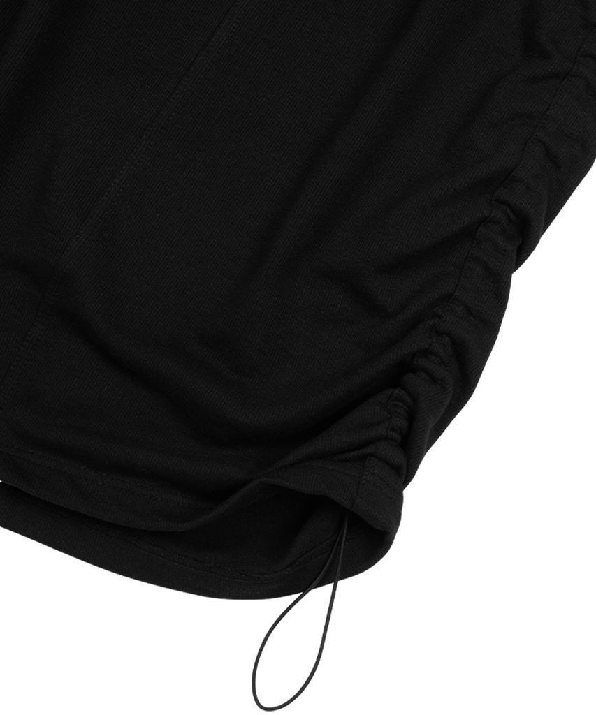 Sunday Fruits Market String Sweat Skirt Black
