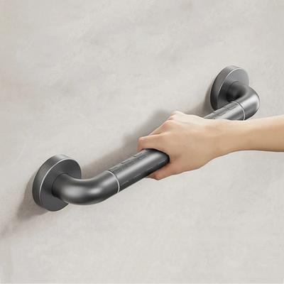 38/48/58cm Bathroom Tub Toilet Handrail Gun Grey Stainless Steel And ABS Grab Bar Shower Safety Support Handle Towel Rack
