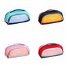 Contrasting Color Minimalist Pen Bag Large Capacity Pencil Case Pencil Pouch  School Supplies