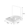 Foldable Kitchen Drain Board Utensil Holder Cutting Board Rack with Spatula Spoon Drying Rack Pot Lid Stand Space Saving Countertop Organizer