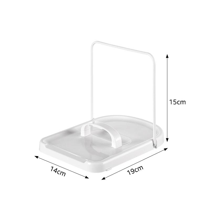 Foldable Kitchen Drain Board Utensil Holder Cutting Board Rack with Spatula Spoon Drying Rack Pot Lid Stand Space Saving Countertop Organizer