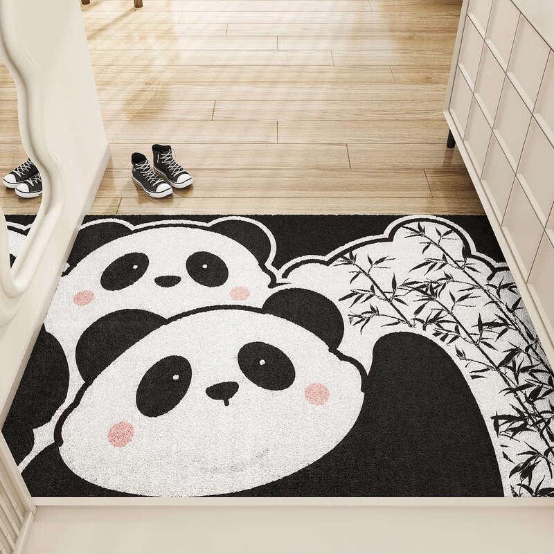 

Cartoon Animal Design Anti-slip Front Door Mat - Dirt-resistant Entrance Hall Carpet 40x60cm