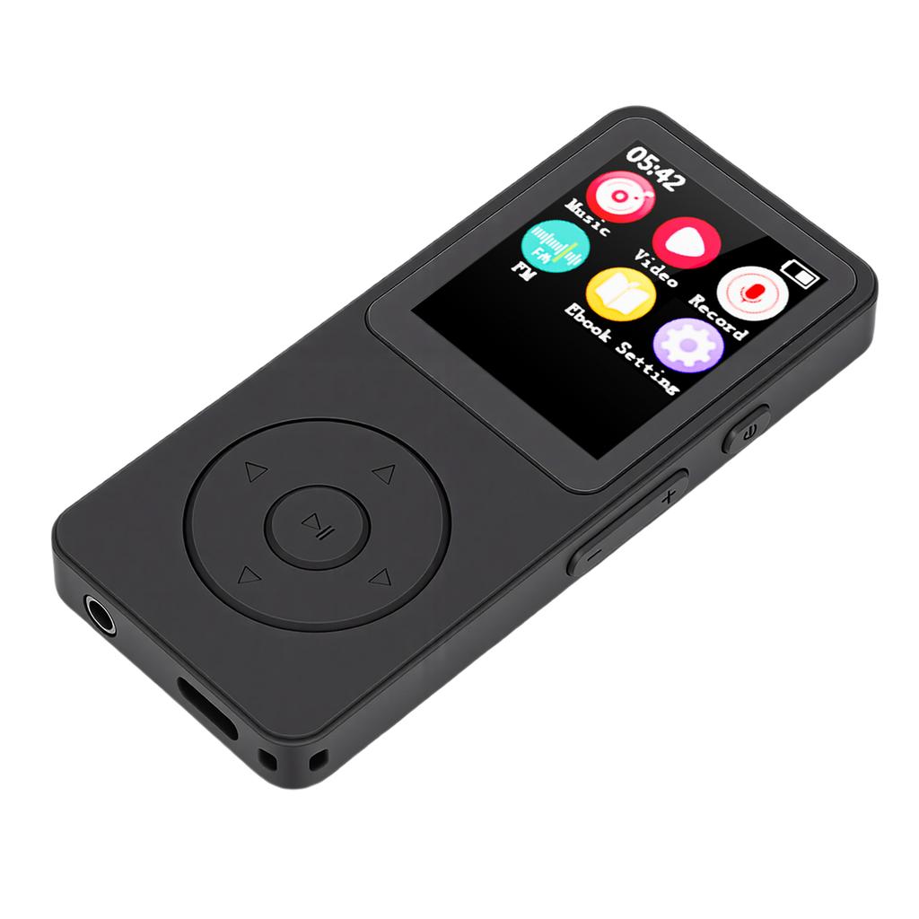 MP3 Player Bluetooth 5.4 HiFi 2.4 Inch LCD Screen Portable Music Player FM Voice Recorder for Outdoor Sports Traveling