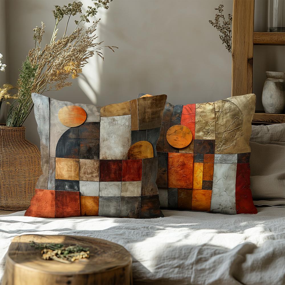 Vibrant Abstract Pattern Decorative Throw Pillows for Stylish Home Accent Sofa Cushion Cover Home Room Decoration