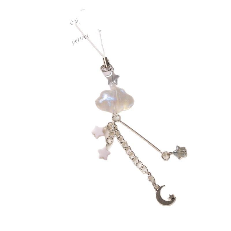 Popular Cloud Pentagram Tassel Goben Card Book Pendant Bag Lanyard Mobile Phone Lanyard Keychain Pendant