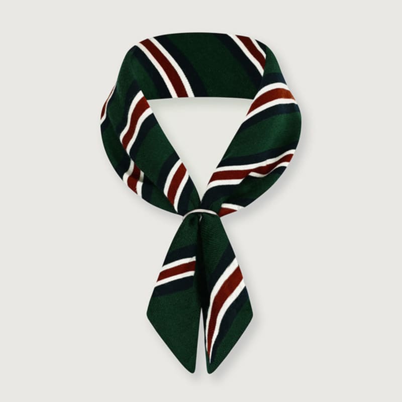 THE KNIT COMPANY Balthur Wollstreifenschal 2 Farben